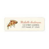 Cute Italian Pizzeria Pizza Return Address         (Vorne)