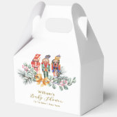 Cute It's Cold Outside Nutcracker Baby Shower  Geschenkschachtel (Vorderseite)
