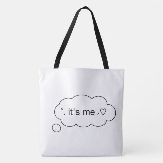 "Cute It's Me Speech Bubble White Tote Bag | Simpl Tasche