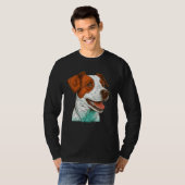 Cute Jack Russell Terrier Dog on Jack Russell Terr T-Shirt (Vorne ganz)