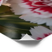 Cute January Hedgehog with Garnet Heart Poster (Ecke)