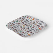 Cute Japan Icons: Sticker Pack Adventure Pappteller (Gewinkelt)