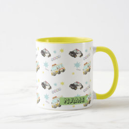 Cute Japanese Police & Ambulance - Soft Colors Tasse