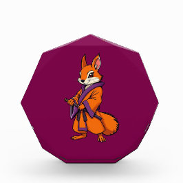 Cute Japanese Samurai Squirrel Fotoblock