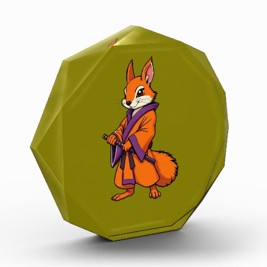 Cute Japanese Samurai Squirrel Fotoblock (Links)