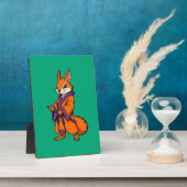 Cute Japanese Samurai Squirrel Fotoplatte (Seite)