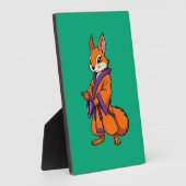 Cute Japanese Samurai Squirrel Fotoplatte (Seite)