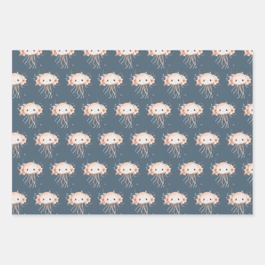 Cute Jellyfish Geschenkpapier Set (Vorderseite 3)