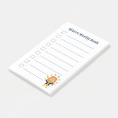 Cute Juggler Lion Kid Weekly Goals Post-It Notes Klebezettel (angewinkelt)