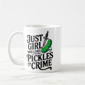 Cute Just A Girl Who Loves Ckles And Crime Hallowe Kaffeetasse (Links)