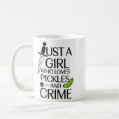 Cute Just A Girl Who Loves Ckles And Crime Hallowe Kaffeetasse (Links)