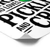 Cute Just A Girl Who Loves Ckles And Crime Hallowe Poster (Ecke)