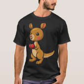 Cute Kangaroo Boxing I Kangaroos Animal Friend Mar T-Shirt (Vorderseite)