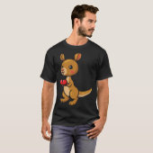 Cute Kangaroo Boxing I Kangaroos Animal Friend Mar T-Shirt (Vorne ganz)