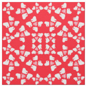 Cute Kaninchen Valentine-Tagesgewebe Stoff (Muster)