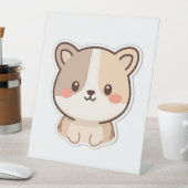 Cute kawaii animal illustration sockelschild (In Situ)