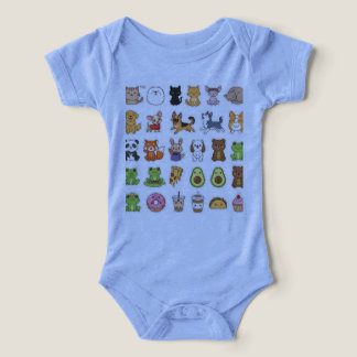 Cute Kawaii Animal Sticker Sheet – Adorable Pets &