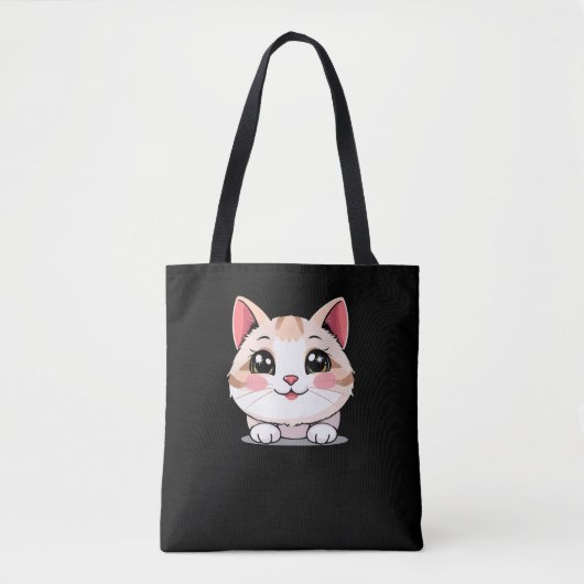 Cute Kawaii Animal Tote Bag Tasche (Vorderseite)