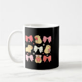 Cute Kawaii Animals And Nk Coquette Bows Aesthetic Kaffeetasse (Links)
