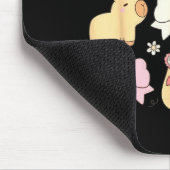 Cute Kawaii Animals And Nk Coquette Bows Aesthetic Mousepad (Ecke)