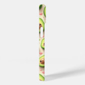 Cute Kawaii Avocado and Pink Hearts Pattern Sweet  Case-Mate iPhone Hülle (Rückseite / Rechts)