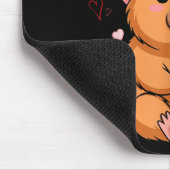 Cute Kawaii Axolotl Capybara Bubble Tea Boys Girls Mousepad (Ecke)