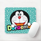 Cute Kawaii Black Doraemon Anime Mousepad (Mit Mouse)