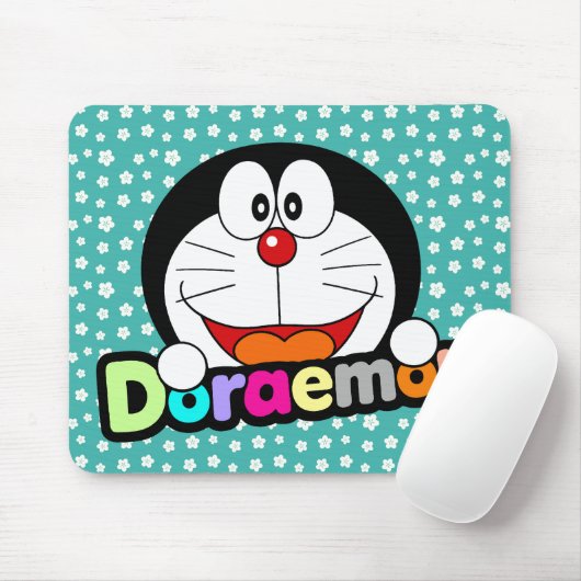 Cute Kawaii Black Doraemon Anime Mousepad (Mit Mouse)
