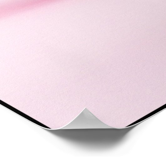 Cute Kawaii Bubble Tea Character Poster (Ecke)