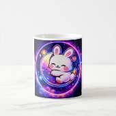 Cute Kawaii Bunny Galaxy Mug Kaffeetasse (Mittel)