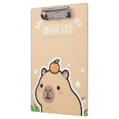 Cute Kawaii Capybara  Klemmbrett (Links)