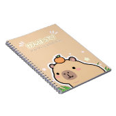 Cute Kawaii Capybara Notebook  Notizblock (Rechte Seite)