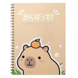 Cute Kawaii Capybara Notebook  Notizblock