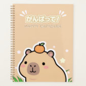 Cute Kawaii Capybara Planner Planer (Vorderseite)