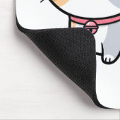 Cute Kawaii Cartoon Kitten Mascot Mousepad (Ecke)