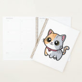 Cute Kawaii Cartoon Kitten Mascot Planer (Anzeige)