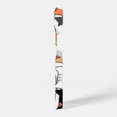 Cute Kawaii Cat Faces Pattern  iPhone Hülle (Linke Seite)