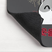 Cute Kawaii Cat Happy New Year Korean New Year's E Mousepad (Ecke)