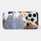 Cute Kawaii Cat iPhone Hülle (Rückseite (Horizontal))