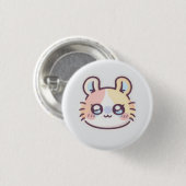 Cute Kawaii Cat Pin – Adorable Kitty Button Badge (Vorne & Hinten)