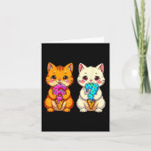 Cute Kawaii Cats Neko 67 Drip Meme Funny Six Seven Karte (Vorderseite)