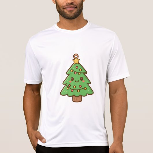Cute Kawaii Christmas Tree Shirt • Cute Holiday Gi (Vorderseite)
