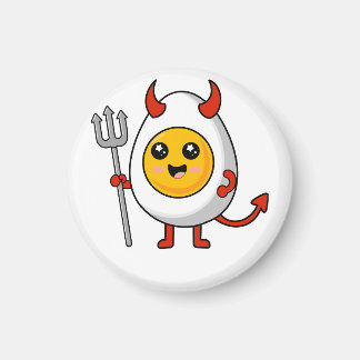 Cute Kawaii Deviled Egg Magnet