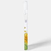 Cute Kawaii Duck with Yellow Flowers Case-Mate iPhone Hülle (Rückseite / Links)