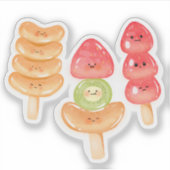 Cute Kawaii Hand-drawn Tanghulu Aufkleber (Vorderseite)