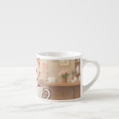 Cute Kawaii Kitten Coffee Mug | Adorable Cat Lover Espressotasse (Rechts)