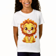 Cute Kawaii Lion Cub Graphic