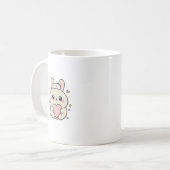 Cute Kawaii Nurse Bunny Mug – Pastel Medical  Kaffeetasse (Vorderseite Links)