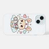 Cute Kawaii Nurse Bunny Phone Case iPhone 15 Hülle (Rückseite (Horizontal))