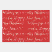 Cute kawaii penguin and gingerbread  geschenkpapier set (Vorderseite 3)